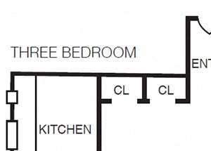 The Crestmont - C1 - 3 bedroom and 1 bath The Crestmont - C1 - 3 bedroom and 1 bath